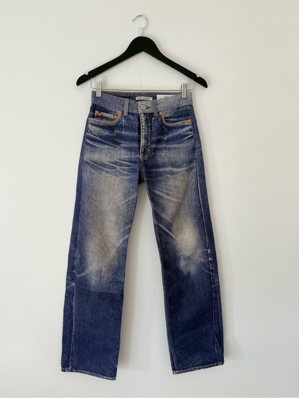 Our Legacy Women's Digital Print Straight-Leg Jeans